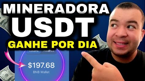 Mineradora De Usdt Ganhe At D Lares Por Dia Sem Investir Como