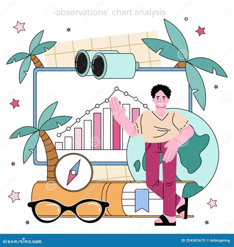 Meteorologist Concept. Weather Forecaster Studying And Monitoring
