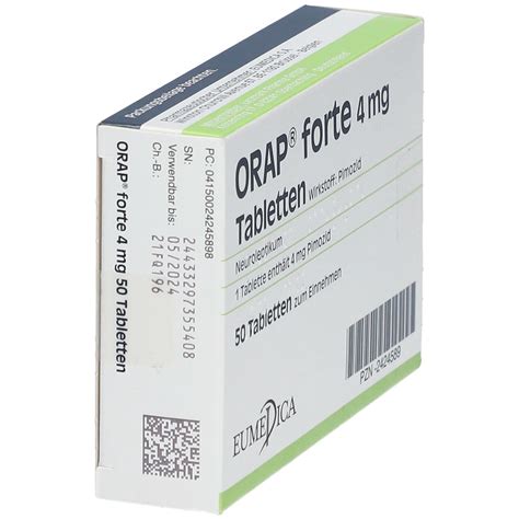 ORAP Forte 4 Mg 50 St Mit Dem E Rezept Kaufen Shop Apotheke