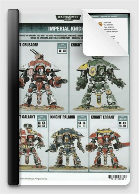 Imperial Knight Crusader Instructions Free Download - Build Instructions