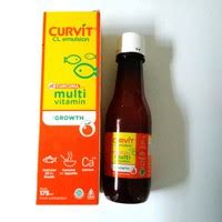 Jual Curvit Cl Emulsion Curcuma Multivitamin Rasa Jeruk Ml