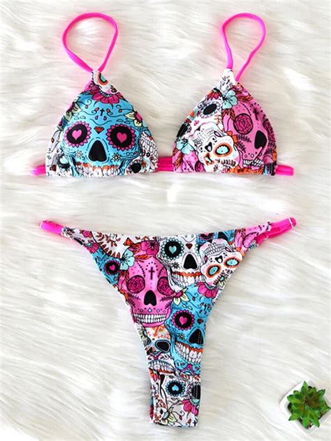 2024 Sexy Bikini Swimsuit Women Swimwear Two Piece Bikini Set Print