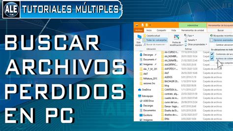 Como Buscar Archivos Perdidos En Pc Encontrar Documentos En Windows