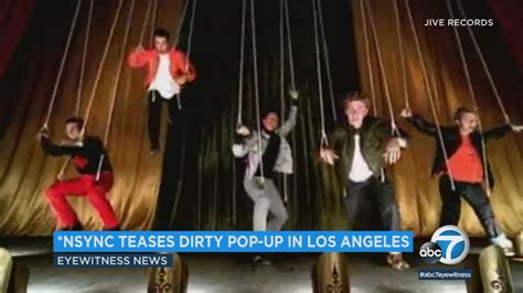 Nsync Brings Dirty Pop Up Shop To La Ahead Of Walk Of Fame Ceremony