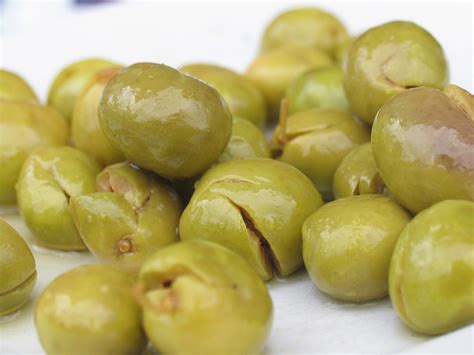 Olivas Verdes Chafadas Partidas Capadas O Rajadas Bocados Divinos