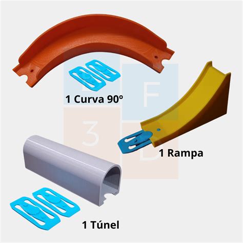 Kit Curva Rampa T Nel Para Pistas Hot Wheels Shopee Brasil