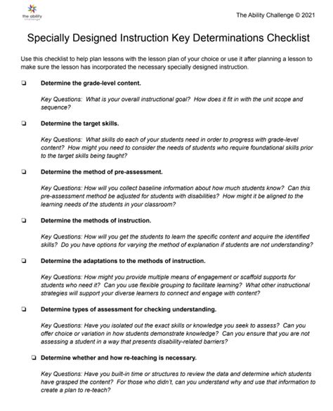 8 Ways To Elevate Your Specially Designed Instruction Skills For Hybrid Settings Ability Challenge