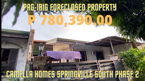 CAMELLA HOMES SPRINGVILLE SOUTH PHASE 2 PAG IBIG FORECLOSED PROPERTY