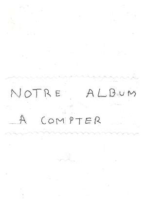 Calam O Notre Album A Compter Maternelle M Bloch Aubervilliers