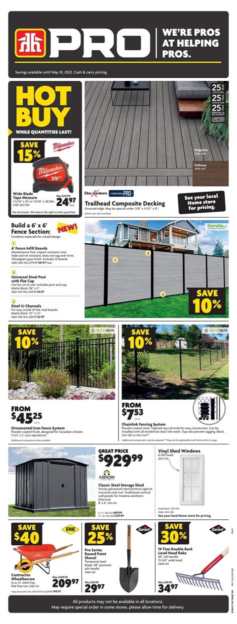 Home Hardware Building Centre Atlantic Flyer May 4 To 10