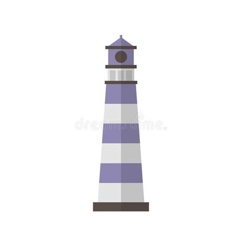 Icono Del Vector De Faro Stock De Ilustración Ilustración De Silueta