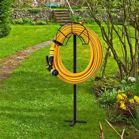 Ikkle Garden Hose Holderdetachable Garden Hose Stand Metal Hose