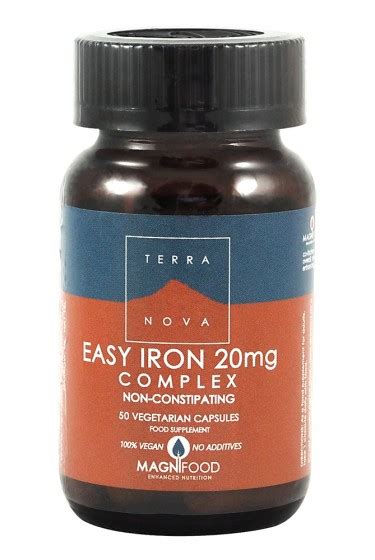 Terra Nova Easy Iron 20 Mg Complex Subra