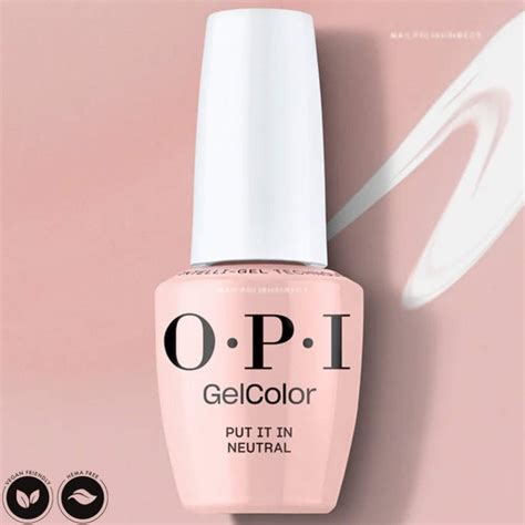 Opi Gelcolor Put It In Neutral Gel Polish Ml Gc T Nail Polish