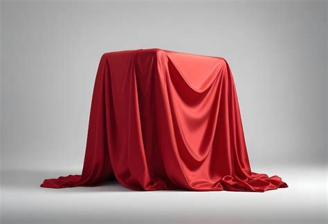 A red cloth with a red cover that says quot the cover quot | Premium AI-generated image