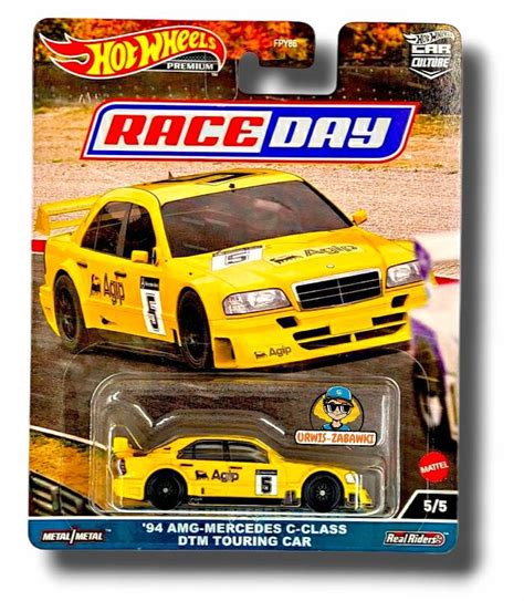 Hot Wheels Premium 94 AMG MERCEDES C CLASS DTM TOURING RACE DAY Allegro