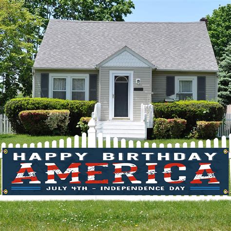 Lingouzi American Independence Day Courtyard Home Party Decoration