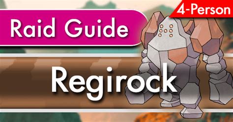 Regirock Player Raid Guide Pokemon Go Wiki Gamepress