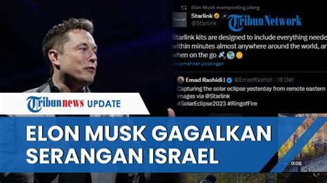 Gagal Memutus Jaringan Israel Bersumpah Akan BALAS DENDAM Ke Elon Musk