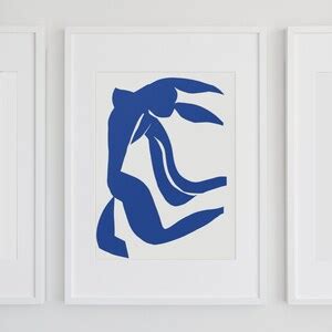 Henri Matisse Blue Nude IV Exhibition Poster Print Art Etsy