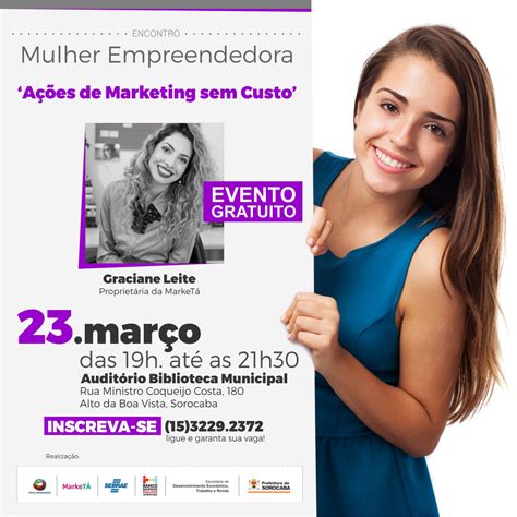 Prefeitura Promover Palestra Gratuita Sobre Marketing Para Mulheres