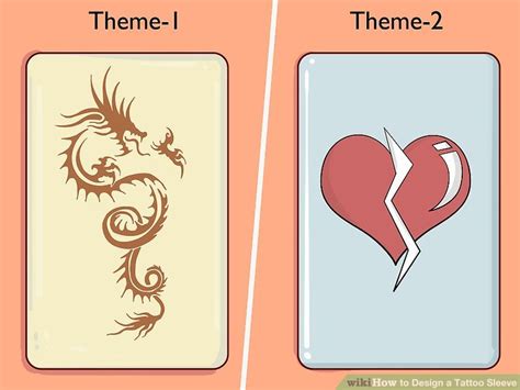 Simple Ways To Design A Tattoo Sleeve Wikihow