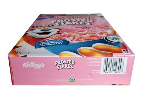 Kellogg S Strawberry Milkshake Flavored Frosted Flakes Cereal 435g 15 Oz Box {imported From