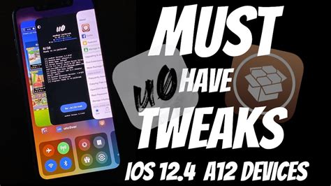 MEJORES TWEAKS IOS 12 4 UNCOVER JAILBREAK BEST CYDIA TWEAKS IOS 12 4