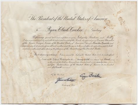 Ambassador Crocker's Commission - The National Museum of American Diplomacy