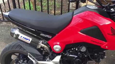 Honda Grom Performance Mods 1 Tyga Carbon Full Exhaust System