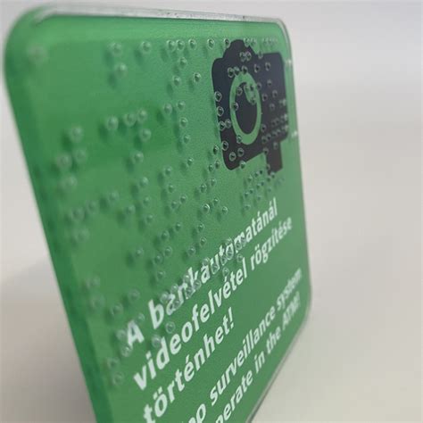Taktilis térképek - Braille táblák - Akadálymentes információs táblák