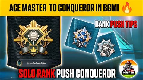 🇮🇳 Finally Reached Ace Master In Bgmi 🥰 Solo Rank Push Tips And Tricks