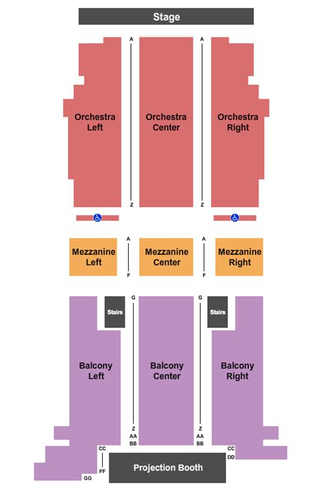 Capitol Theatre At Capitol Arts Complex Seating Chart