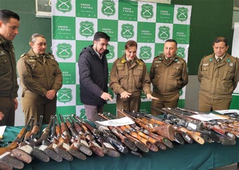 Armas De Fuego Ha Recuperado Carabineros Este A O En Uble Orbita