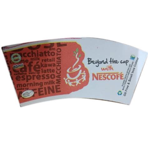 Printed Paper Cup Blank At Rs 90 Kilogram Belgachia Kolkata ID