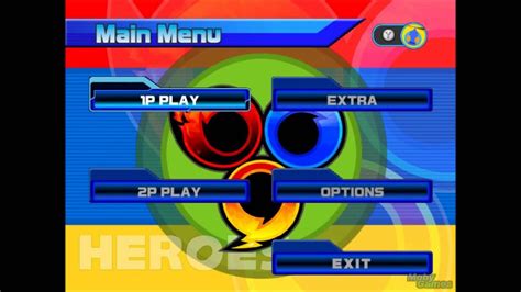 Sonic Heroes Soundtrack System Screen Menu Youtube