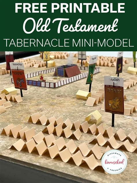 Printable Old Testament Tabernacle Diagram