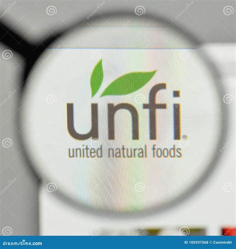 Milan, Italy - November 1, 2017: United Natural Foods Logo on Th ...