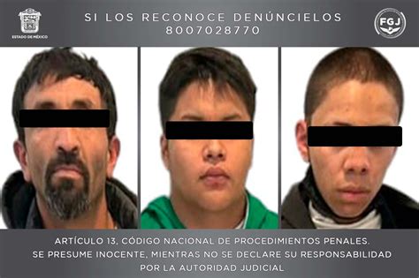 Detienen A Tres Sujetos Por Robo De Vehículo Con Violencia