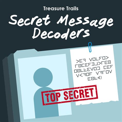 Coded Messages Secret Message Decoders Treasure Trails