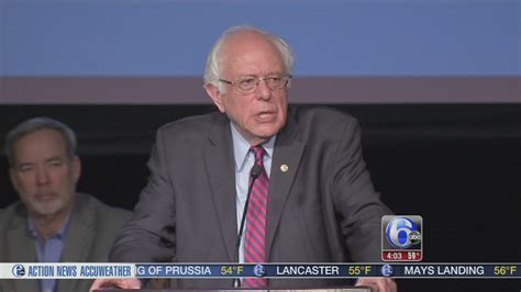 Clinton Sanders Clash Over Qualifications Background 6abc Philadelphia