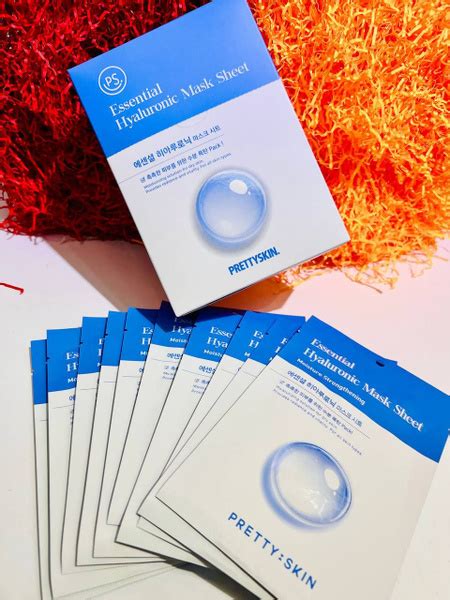 Маска для лица тканевая набор 10 штук в коробке PRETTYSKIN (оригинал ...
