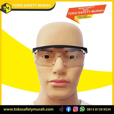 Jual Kacamata Kaca Mata Safety Las Gurinda Gerinda Bening Clear Di