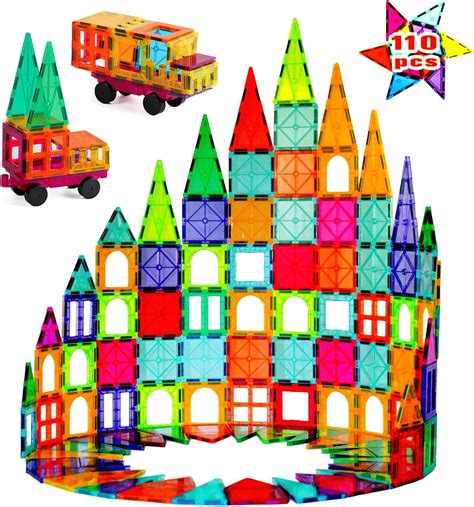 Neoformers D Color Magnetic Building Blocks Tile Set Pieces