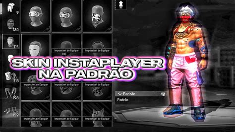 TEXTURA na PADRÃO do FREE FIRE SKIN INSTAPLAYER na PADRÃO FARIAS FF