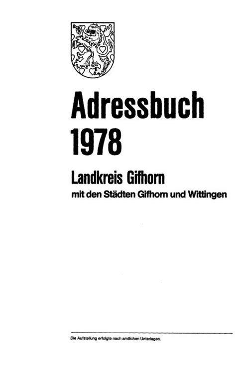 Landkreis Gifhorn Adressbuch Genwiki