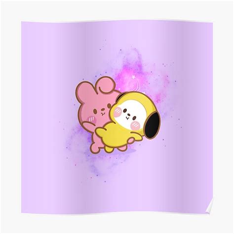 Jikook Kookmin Cute Bts Members Bt Character Cooky And Chimmy