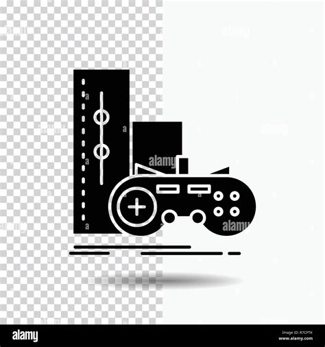 Game Gamepad Joystick Play Playstation Glyph Icon On Transparent