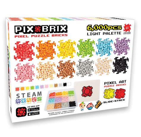 Buy Pix Brix Pixel Art Puzzle Bricks 6 000 Piece Pixel Art Container