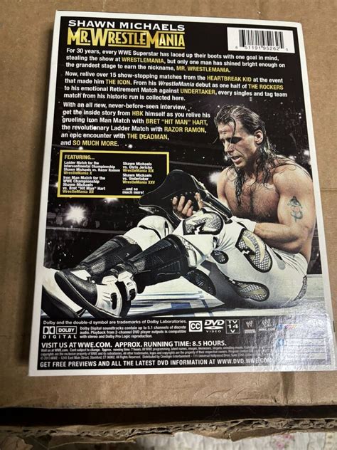 Shawn Michaels Mr Wrestlemania Disc Dvd Ebay